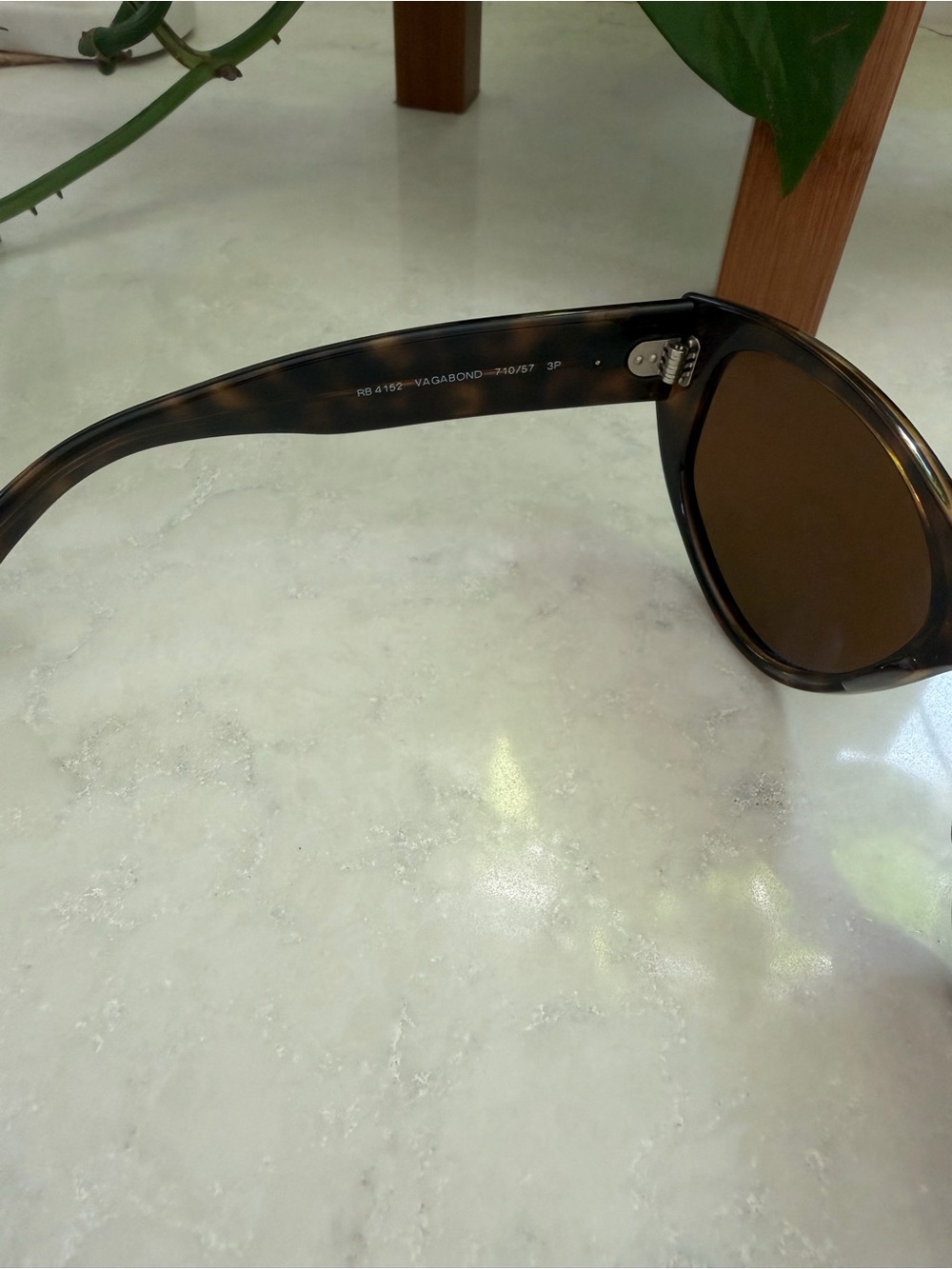 Ray-Ban Women's Tortoiseshell Cat-Eye Sunglasses with Brown Lenses - Picture 3 of 5